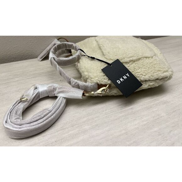 DKNY Women’s The Optimist Small Sherpa Bag Crossbody Purse - Picture 7 of 11